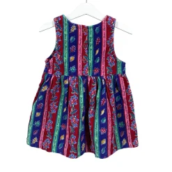 Tyttöjen kangasmekko, koko 92 - 98